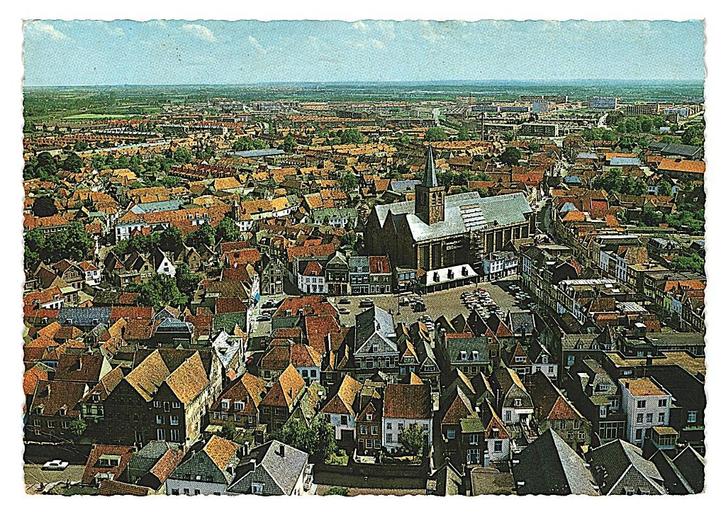 976825 Amersfoort 1969 Panorama _Gelopen met mooie zegel, Verzamelen, Ansichtkaarten | Nederland, Gelopen, Utrecht, 1960 tot 1980