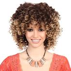 Pruik afro spiraalkrullen vol volume kleur T27-33, Verzenden, Nieuw, Pruik of Haarverlenging
