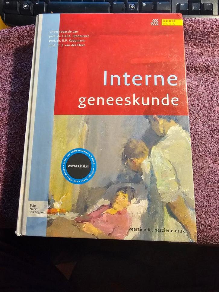 interne geneeskunde, Boeken, Studieboeken en Cursussen, Zo goed als nieuw, Overige niveaus, Beta, Ophalen of Verzenden
