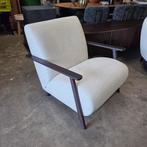 Fauteuil Meghan Chenille, kleur Beige/Zwart van Kave Home, Ophalen, Info@kavehome.nl, Nieuw, 75 tot 100 cm