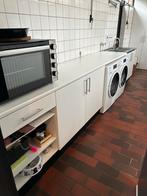Bijkeuken meubel incl wasbakken, Huis en Inrichting, Ophalen, Gebruikt, Overige materialen, Enkelwandige keuken