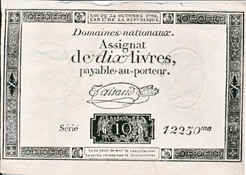 Frankrijk 10 Livres 1792 (Zeer fraai)  beschikbaar voor biedingen