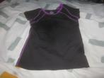 Nieuw zwart/paars sport shirtje korte mouwtjes H&M mt 98/104, Kinderen en Baby's, Kinderkleding | Maat 98, Meisje, H&M, Ophalen of Verzenden