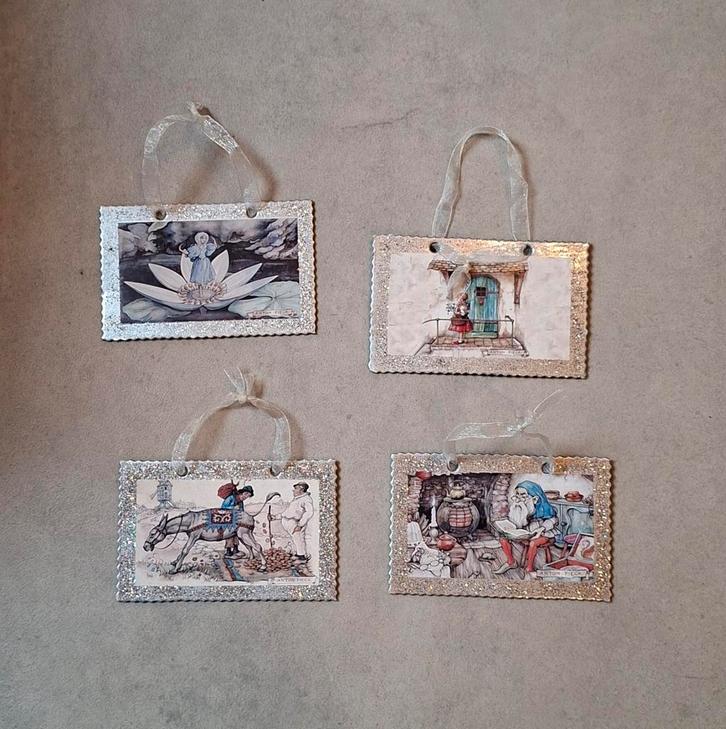 Efteling Sprookjesbos kerstboom hangers set Anton Pieck, Verzamelen, Efteling, Zo goed als nieuw, Ophalen of Verzenden