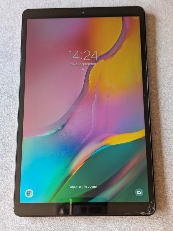 Samsung Galaxy Tab A 10.1 inch (2019) Goud, Computers en Software, Android Tablets, Gebruikt, Wi-Fi, 10 inch, 32 GB, Uitbreidbaar geheugen