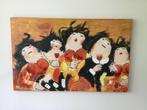 Te koop: olieverf op doek, origineel werk van Theo Broeren, Antiek en Kunst, Kunst | Schilderijen | Modern, Ophalen