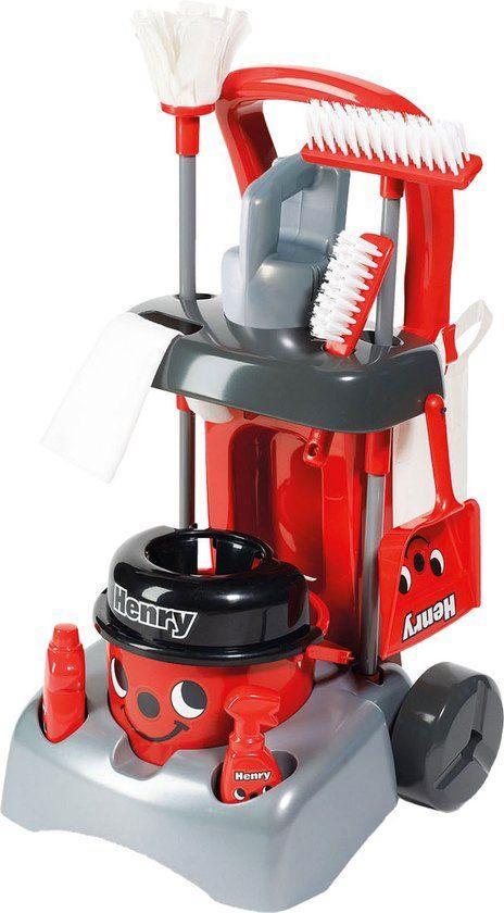 Casdon Henry Hoover Deluxe Reinigingswagen, Kinderen en Baby's, Speelgoed | Educatief en Creatief, Nieuw, Ophalen of Verzenden