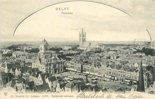 (301-072-015) Delft Panorama, Verzamelen, Ansichtkaarten | Nederland, Zuid-Holland, Verzenden