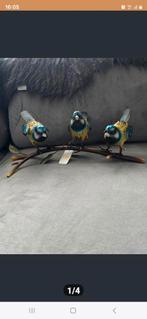 Metalen vogels op tak. (Nieuw), Huis en Inrichting, Woonaccessoires | Overige, Ophalen of Verzenden, Nieuw
