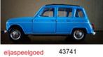 Modelauto schaal 1:32 Renault 4 in de kleur blauw metaal, Ophalen of Verzenden, Nieuw, Auto, Overige merken