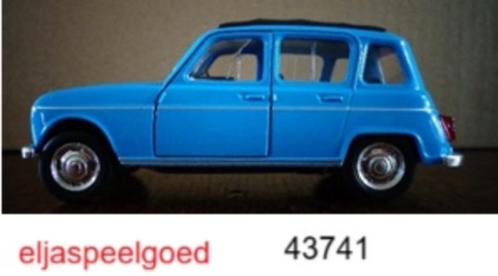 Modelauto schaal 1:32 Renault 4 in de kleur blauw metaal, Hobby en Vrije tijd, Modelauto's | 1:32, Nieuw, Auto, Overige merken