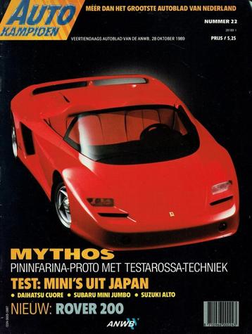 Autokampioen 1989 nr. 22 (o.a. Daihatsu Cuore & Suzuki Alto) beschikbaar voor biedingen