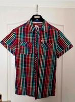 Gaaf korte mouw kwaliteits overhemd Galice mt. L nieuwst., Blauw, Ophalen of Verzenden, Zo goed als nieuw, Halswijdte 41/42 (L)