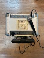 Ion Block Rocker met Microfoon - Karaoke Set, Ophalen of Verzenden, Gebruikt, Complete set
