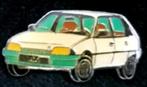 Citroën AX pin- groen-beige, Verzenden, Nieuw, Transport, Speldje of Pin