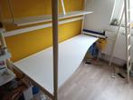 ikea metalen hoogslaper wit, 100 cm, Gebruikt, Hoogslaper, Eenpersoons