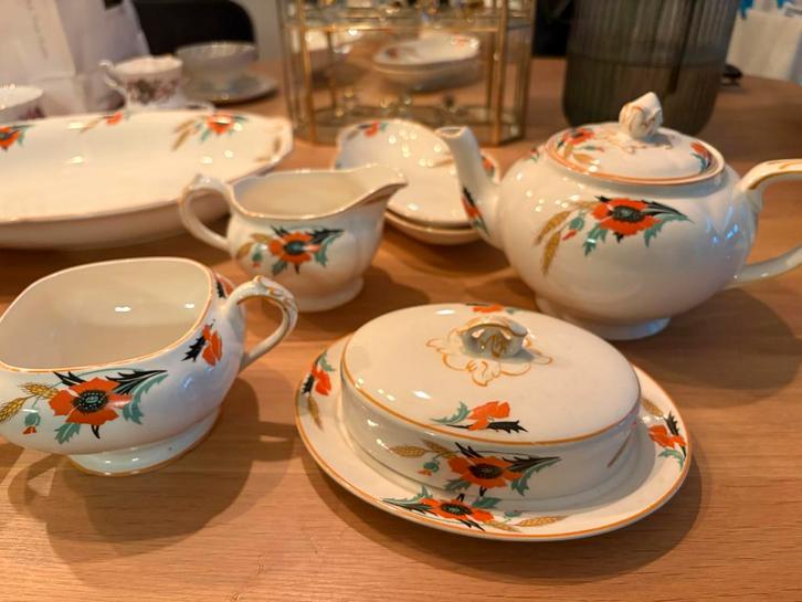 Alfred Meakin Corn Poppy servies, Antiek en Kunst, Antiek | Servies compleet, Ophalen of Verzenden