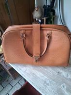 Lederen vintage boodschappen tas, Antiek en Kunst, Ophalen