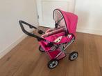Roze poppenwagen met reiswieg, Ophalen, Gebruikt, Babypop