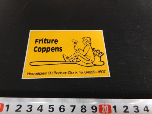 sticker beek en donk friture COPPENS, Verzamelen, Stickers, Zo goed als nieuw, Bedrijf of Vereniging, Ophalen