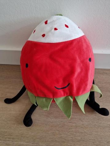 Ikea knuffel aardbei Torva rood wit groen K8554 beschikbaar voor biedingen