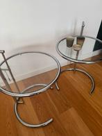 Eileen Gray bijzettafels, Ophalen, Minder dan 55 cm, Rond, Zo goed als nieuw