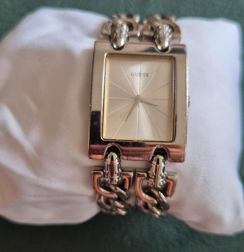 Guess Dameshorloge, Sieraden, Tassen en Uiterlijk, Horloges | Dames, Gebruikt, Polshorloge, Guess, Staal, Staal, Ophalen of Verzenden