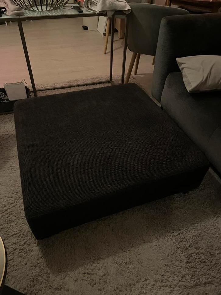 Mooie hocker / poef 100100 cm – groot formaat, Huis en Inrichting, Banken | Voetenbanken en Poefen, Gebruikt, 75 tot 100 cm, Vierkant