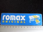 sticker romax original logo uitlaat uitlaten exhausts, Verzenden, Zo goed als nieuw, Merk