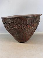 250950 Ode Afrikaanse Ethiopische kerk drum uit Ethiopie, Antiek en Kunst, Ophalen of Verzenden