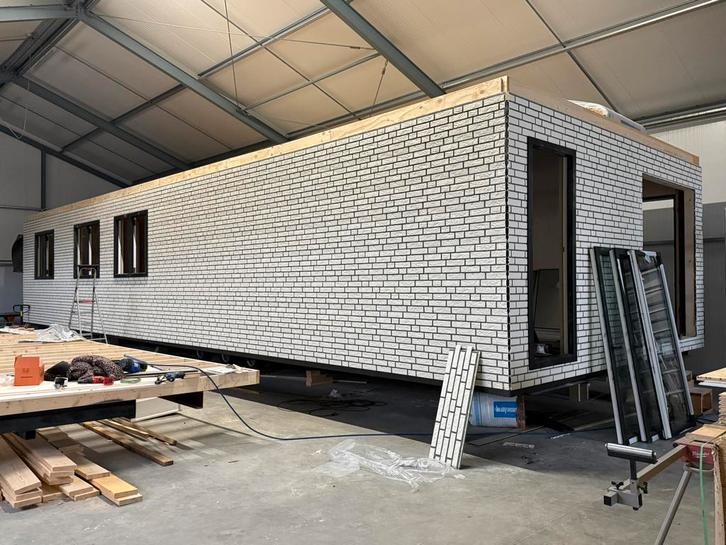 Woonwagen 15.50x5.50, Caravans en Kamperen, Stacaravans, tot en met 4, Ophalen