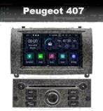 Peugeot 407 radio navigatie android 10 wifi dab+ carplay dvd, Auto diversen, Autoradio's, Ophalen of Verzenden, Nieuw