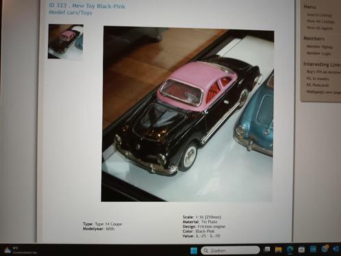 Karmann Ghia MF 743 ATC Bandai blikken speelgoed GEZOCHT, Antiek en Kunst, Curiosa en Brocante, Ophalen of Verzenden