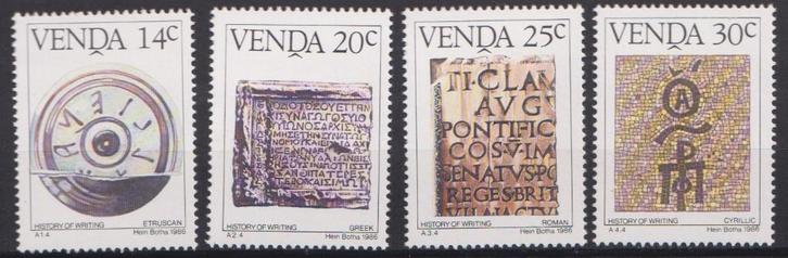 Venda (Z-Afrika) 1986 Historische tekeningen, Postzegels en Munten, Postzegels | Thematische zegels, Postfris, Plaats of Gebouw