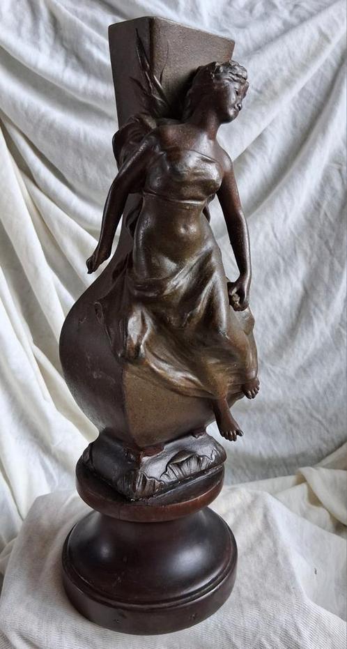 Art nouveau vaas beeld, Antiek en Kunst, Kunst | Beelden en Houtsnijwerken, Ophalen of Verzenden