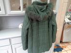 Dames jas met kap  met kleur Kaki groen Maat L, Maat 42/44 (L), Ophalen of Verzenden, Groen, Onbekend