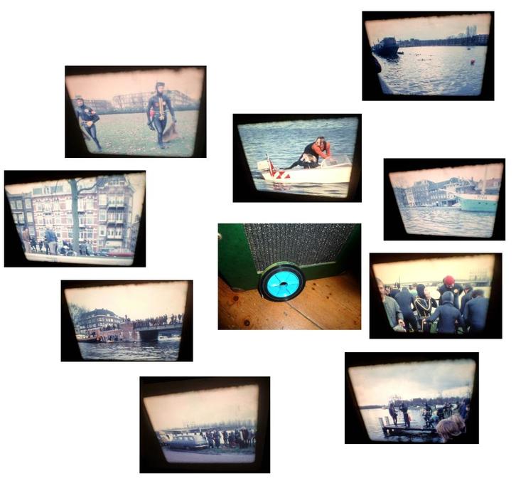 16mm film amateur 1965 60mtr Duikersploeg Amsterdam, Audio, Tv en Foto, Filmrollen, 16mm film, Ophalen of Verzenden