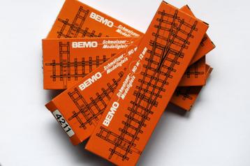 3 x Nieuwe Bemo H0m Handwissel Links - 12 (Art.4211) beschikbaar voor biedingen