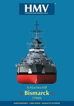 SLAGSCHIP DE BISMARCK  papier modelbouw + laserprint, Ophalen of Verzenden, Nieuw, 1:50 tot 1:144