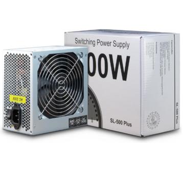 SL-500 Plus 500W ATX voeding (nieuw) beschikbaar voor biedingen