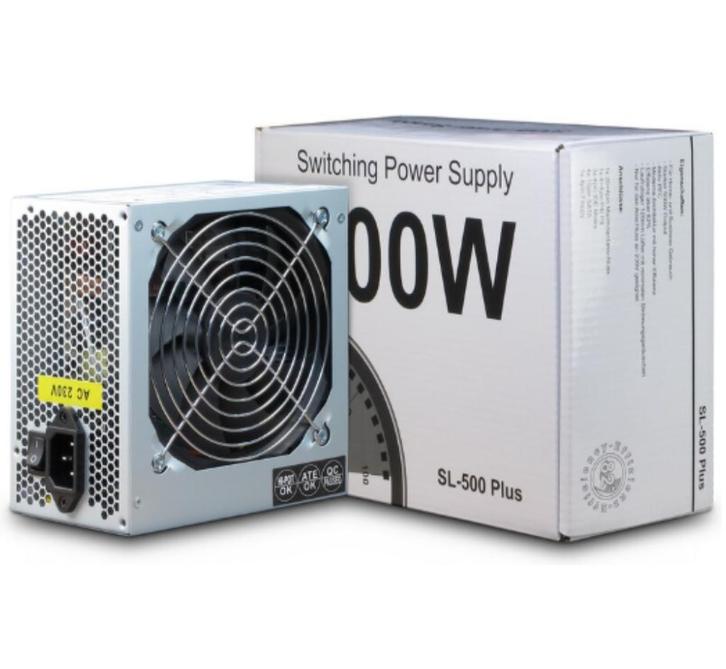 SL-500 Plus 500W ATX voeding (nieuw), Computers en Software, Interne voedingen, Nieuw, Ophalen of Verzenden