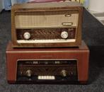 2 oude buizen radio's, Audio, Tv en Foto, Radio's, Ophalen, Niet werkend, Radio