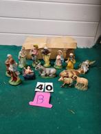 kerststal beelden 13 dlg gips kunststof [b40], Ophalen of Verzenden, 'T Olde Gre-j, Info@toldegrej.nl, Endepoelstraat 20f Didam