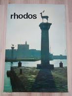 Rhodos Poster - Vintage Reclame, Ophalen of Verzenden, A1 t/m A3, Reclame, Rechthoekig Staand