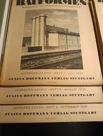 1939-1941 Moderne Bauformen tijdschrift 7 afleveringen gaaf!, Ophalen of Verzenden, Gelezen, Architecten