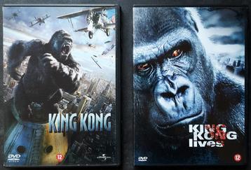 DVD Set - King Kong en King Kong Lives beschikbaar voor biedingen