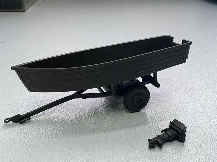 Roco Minitanks Genieboot met trailer IMG6170/1/2/3/4, Hobby en Vrije tijd, Modelauto's | 1:87, Gebruikt, Overige typen, Roco, Ophalen of Verzenden