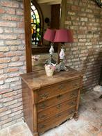 Antiek dressoir/ kaptafel met spiegel, Ophalen, Gebruikt