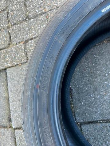 2x 215/50-18 toyo zomer banden  beschikbaar voor biedingen