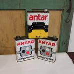 Olie blik olie drum ANTAR motor oil barn found origineel, Ophalen of Verzenden